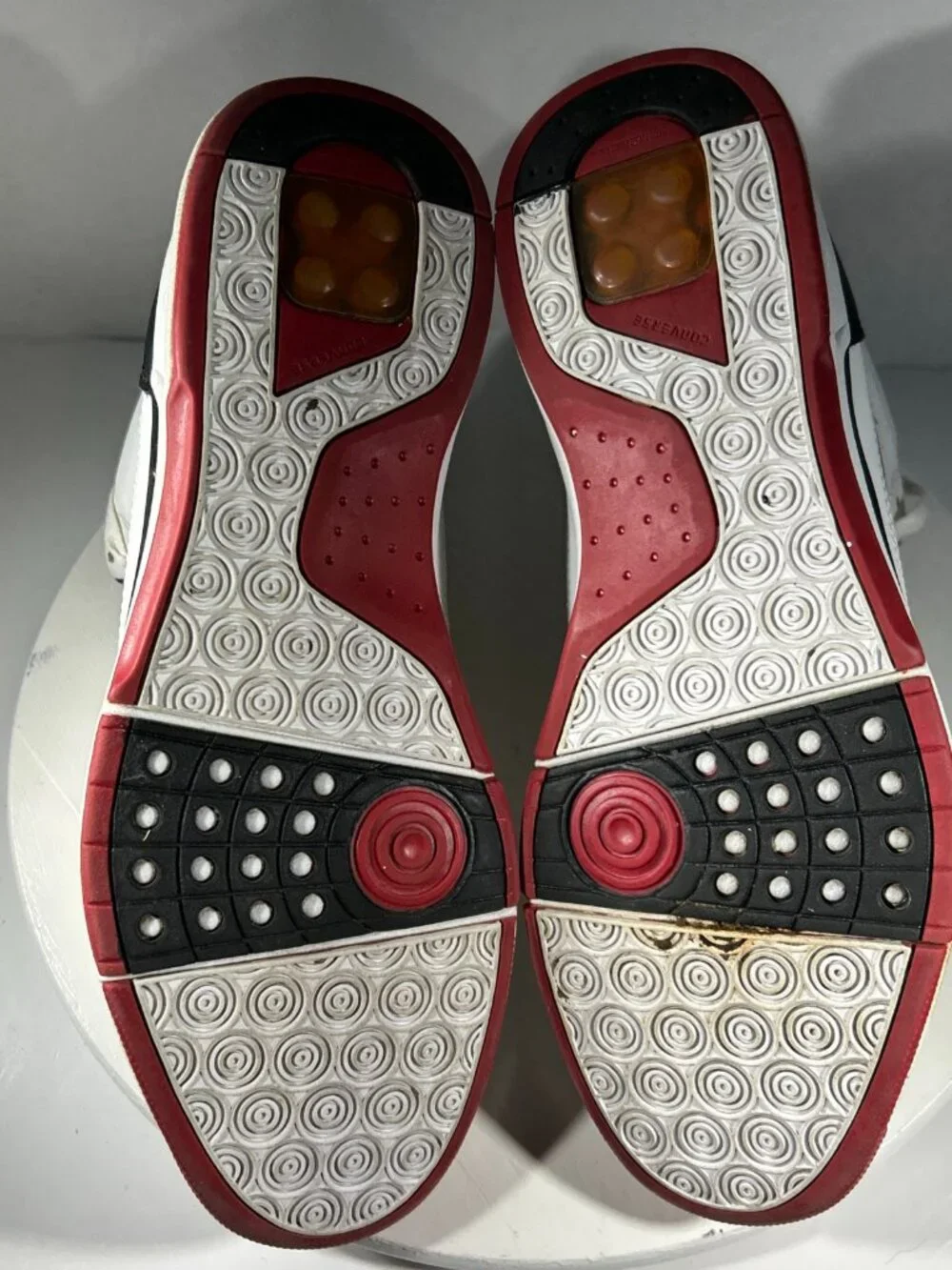Converse Evo Mens Basketball Shoes Size 10 White Red Leather Sneakers Star Mid